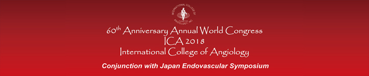 60th Anniversary Annual World Congress International College of Angiology（ICA2018）